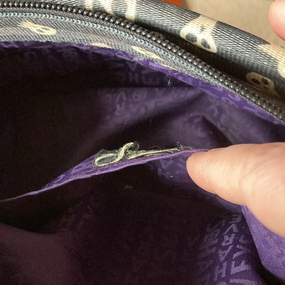 HARVERYS DISNEY COUTURE NIGHTMARE BEFORE CHRISTMAS purse. Made with seatbelts! - Picture 7 of 11